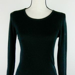Hudson's Womens Black Knit Scoopneck Top
